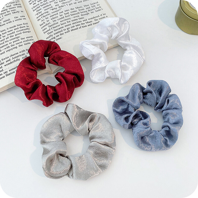 Korean Candy Color Print Hair Bands