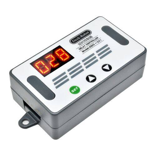 Aideepen Rơ Le Trễ Hẹn Giờ Chu Kỳ Kích Hoạt DDC-331 DC 12V Rơ Le Điều Khiển Thời Gian Có Thể Điều Chỉnh Màn Hình Kỹ Thuật Số LED Rơ Le Có Hộp Đựng
