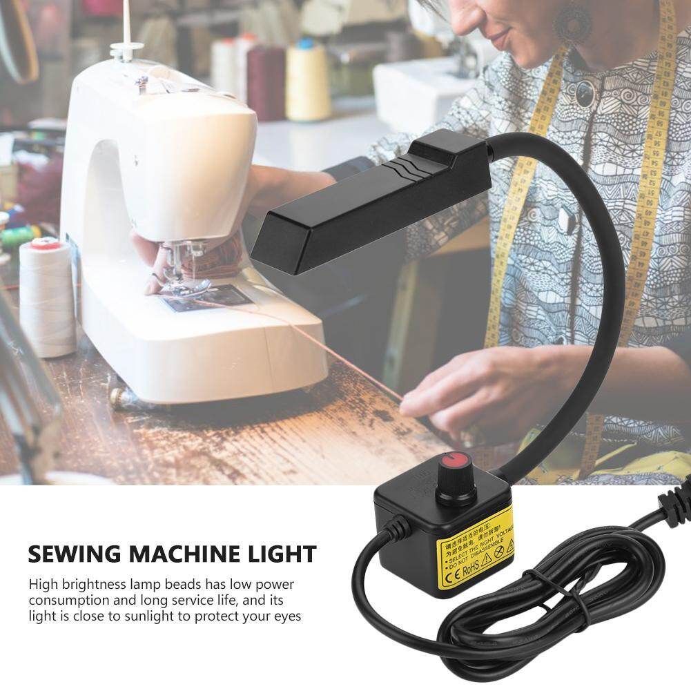 Sewing Machine LED Light 30 LEDs Gooseneck Lamp with Magnetic Mounting Base 110V-220V