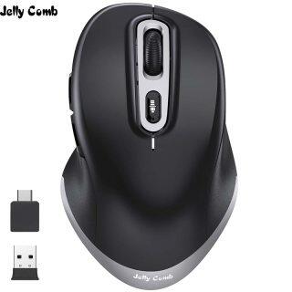 Jelly Comb Type C và chuột không dây USB phù hợp với chuột máy tính xách thumbnail