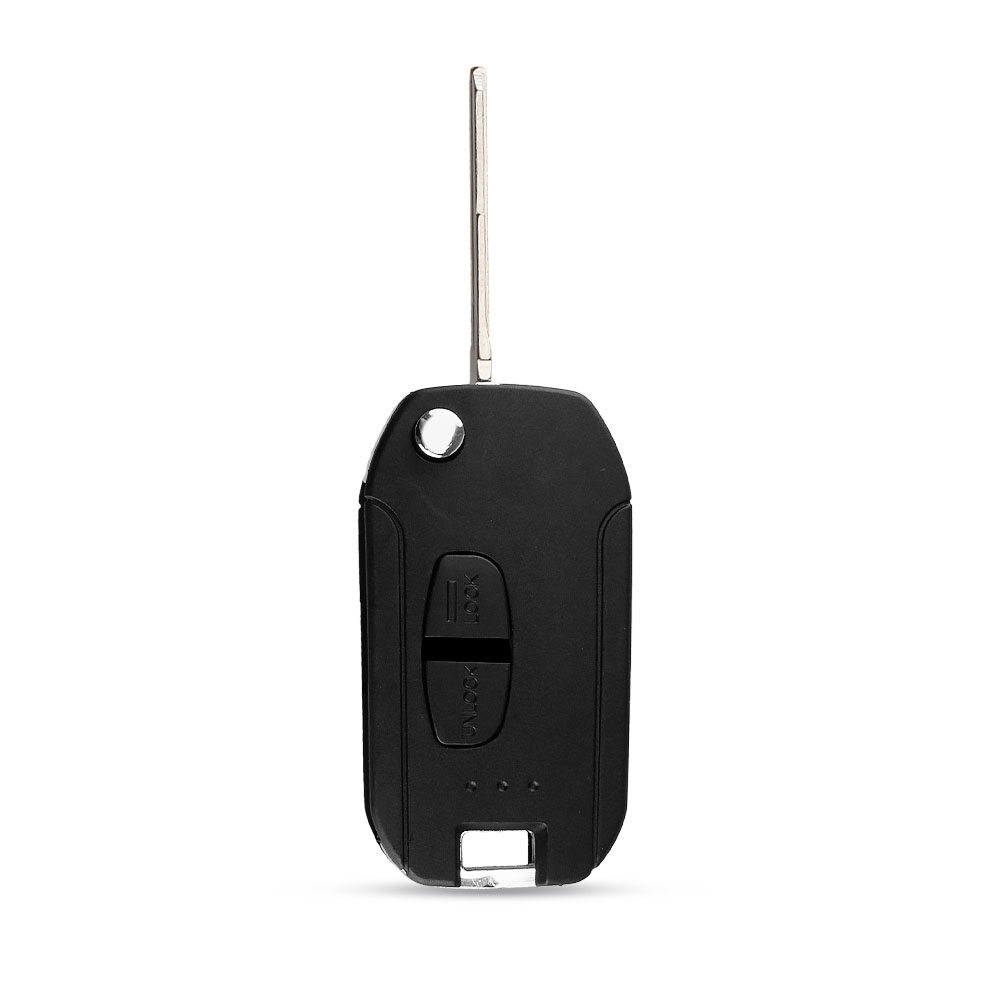Modified 2 Button Car Remote Key Shell Case For Mitsubishi Outlander Lancer Evolution Grandis Folding Flip Blank Key Case
