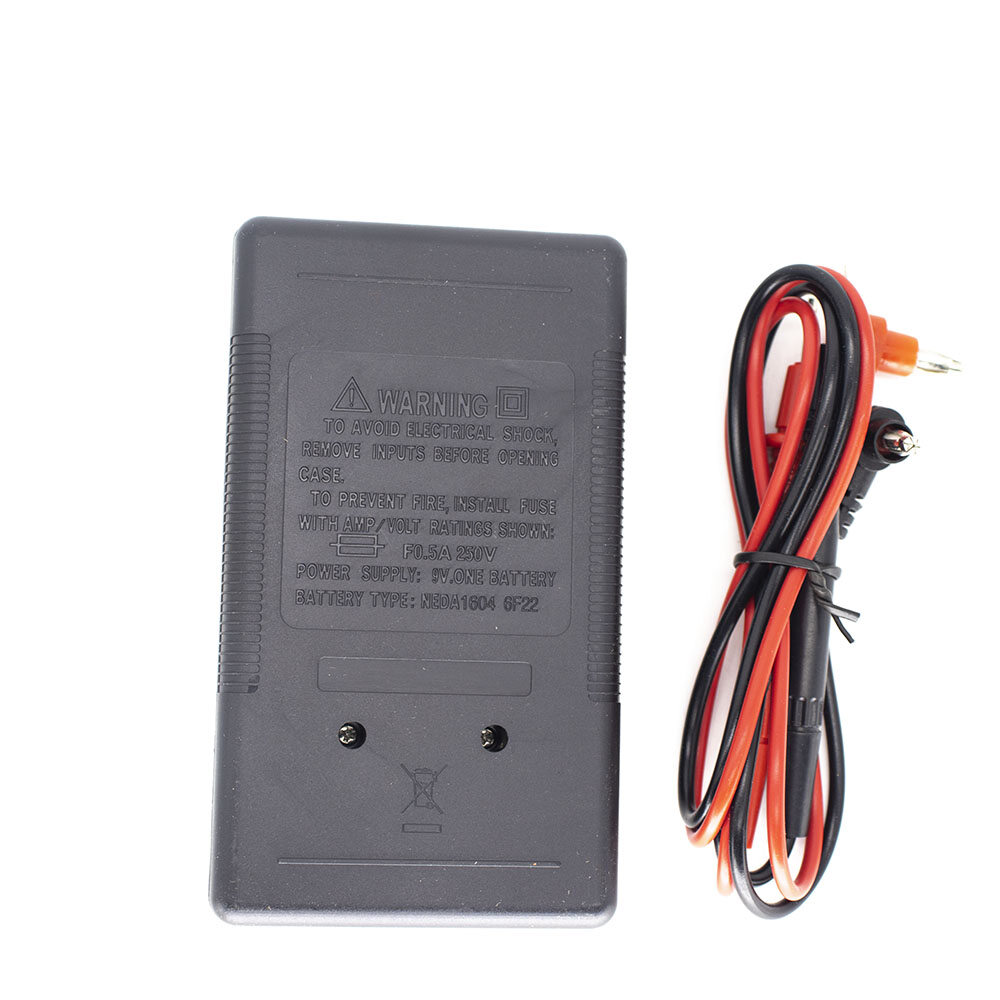 DT-830B LCD Digital Multimeter Mini Handheld Multimeter For Voltmeter Ammeter AC/DC 750/1000V Ohm Tester Meter With Probe