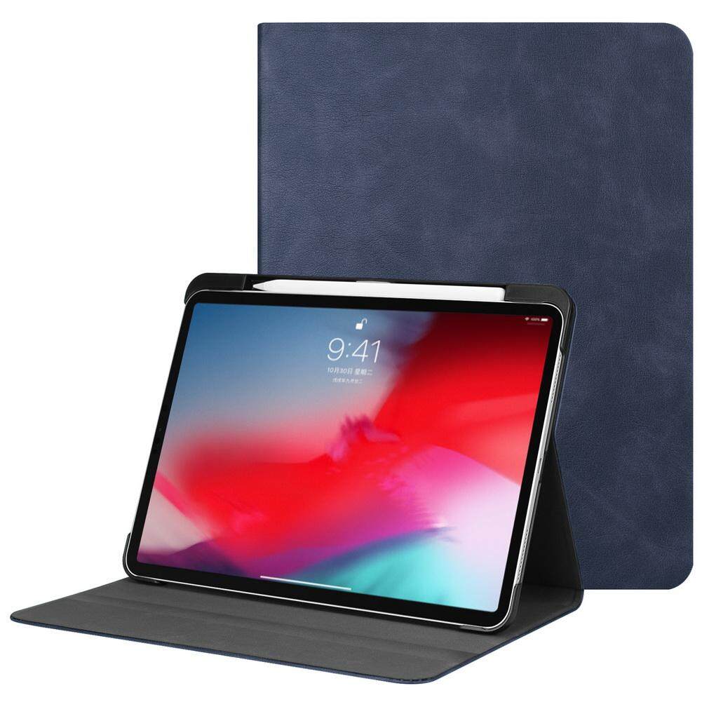 DWaybox Folding Flip PU Leather Cover For Apple iPad Pro 11 Case Built-in Pencil