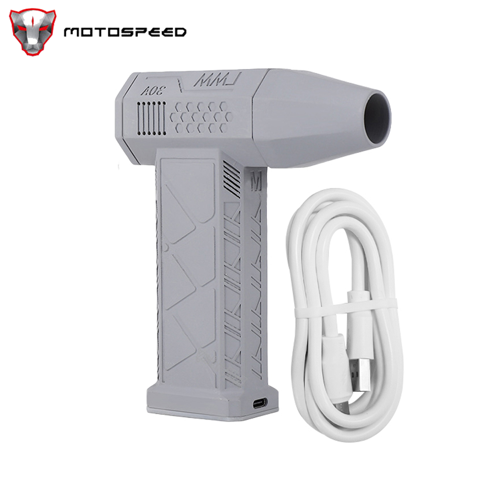 Motospeed handheld jet fan 130,000rpm turbofan 200w high power keyboard cleaning tool with type-c charging interface