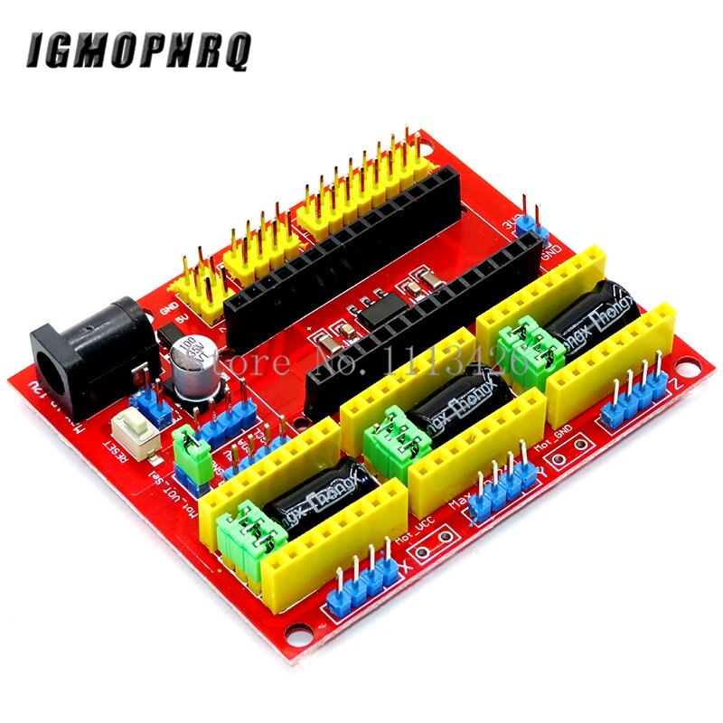 3D V4 bảng mạch điều khiển CNC V4 Máy Khắc + Nano 3.0 với USB + A4988 Reprap Stepper trình điều khiển
