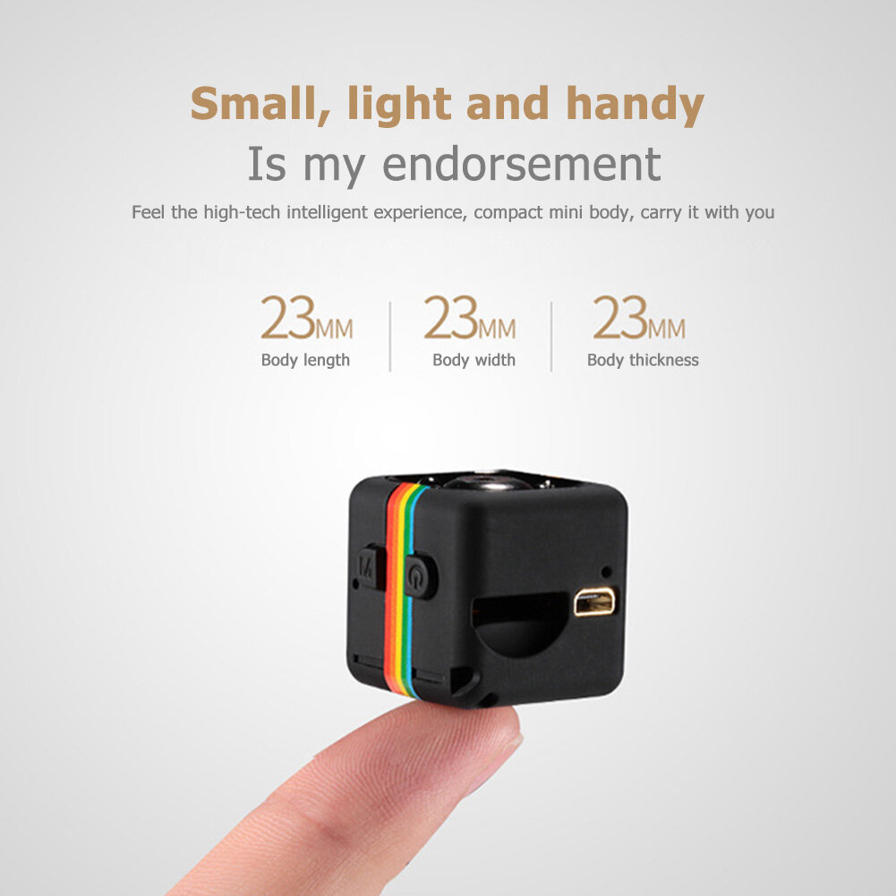 Camera Mini SQ11 Máy Ghi Hình DV Nhìn Đêm Cảm Biến Chuyển Động Full HD 1080P