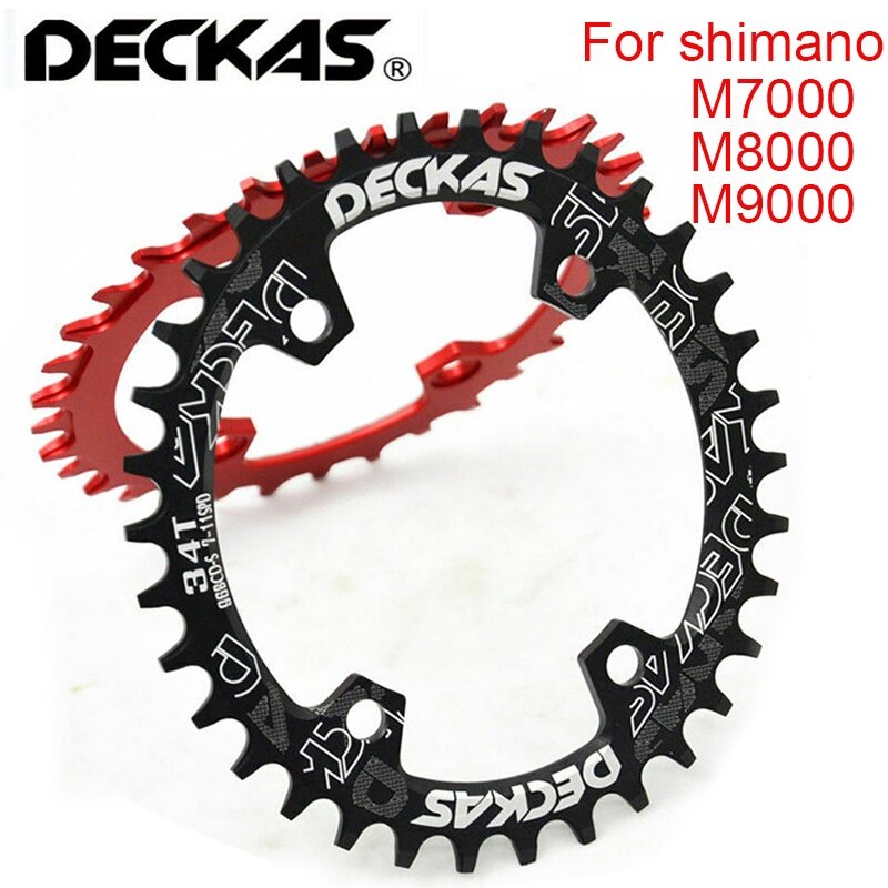 DECKAS Chainring 96bcd Asymmetrical Bike Narrow Wide Chainring 38T 36T ...