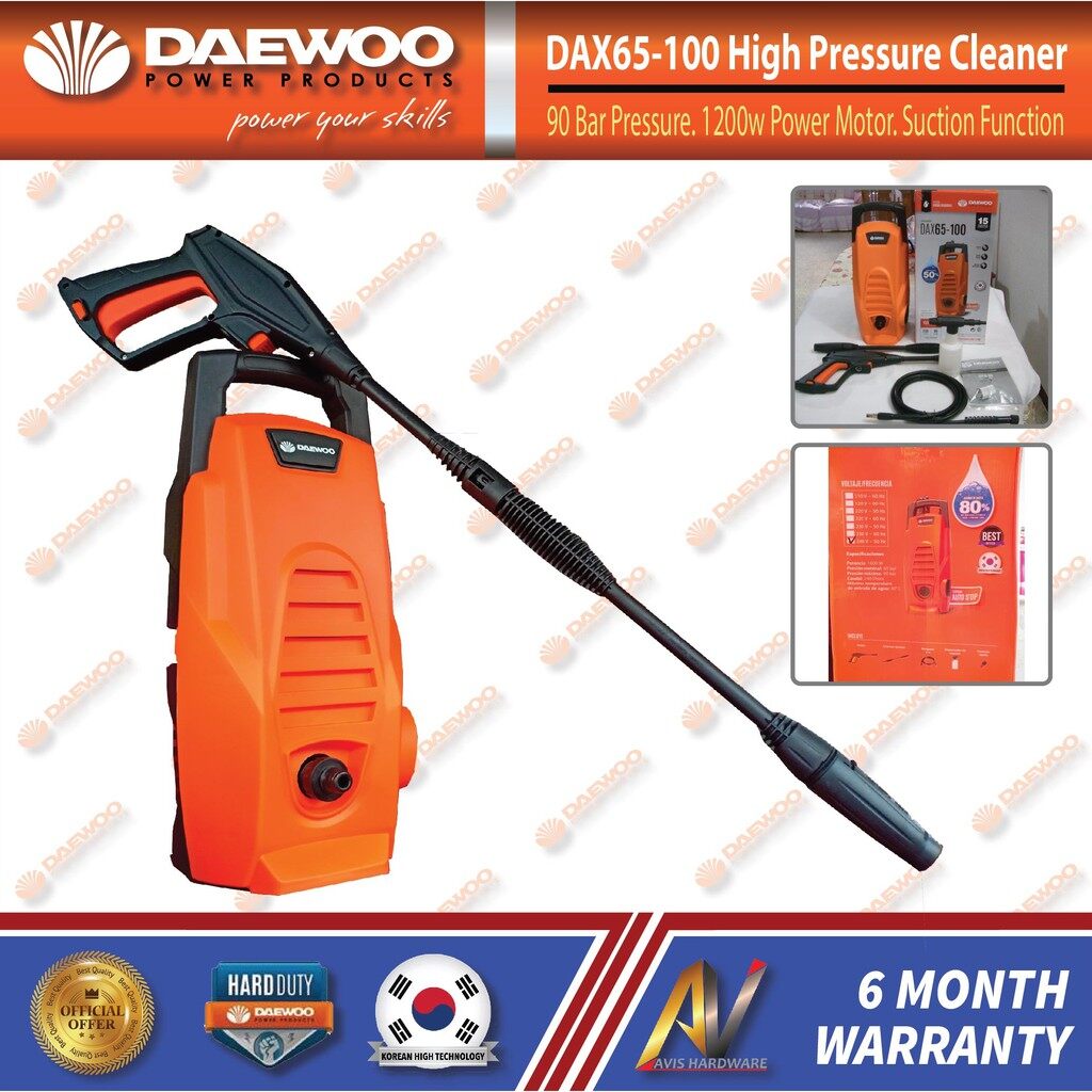 DAEWOO DAXX65-100 1600W High Pressure Washer (6 Months Warranty) JAYA ...