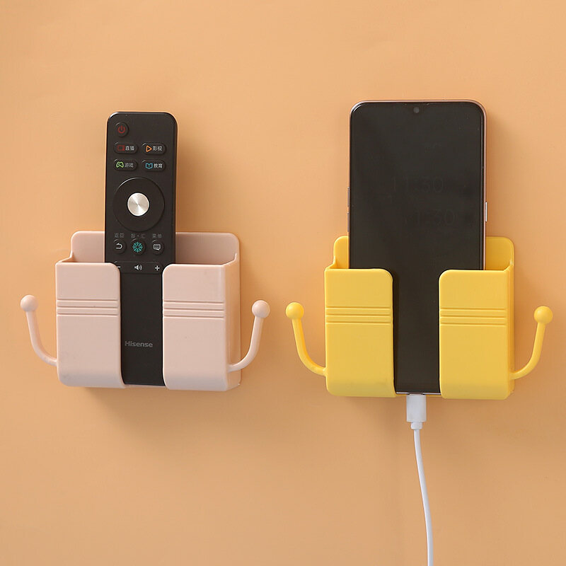 Multifunctional Wall Mounted Storage Box With Remote Control Mobile Phone Charging Storage Box Wall Mounted Storage Box