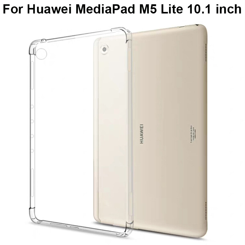 Shockproof case for Huawei MediaPad M5 Lite 10.1 inch soft clear transparent cover BAH2-W09 BAH2-W19 BAH2-L09 anti drop protector