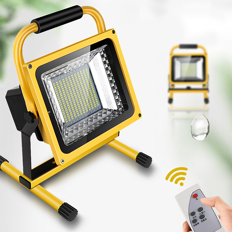LED strong light charging projection light outdoor engineering emergency light site power outage lighting camping stall portable home.