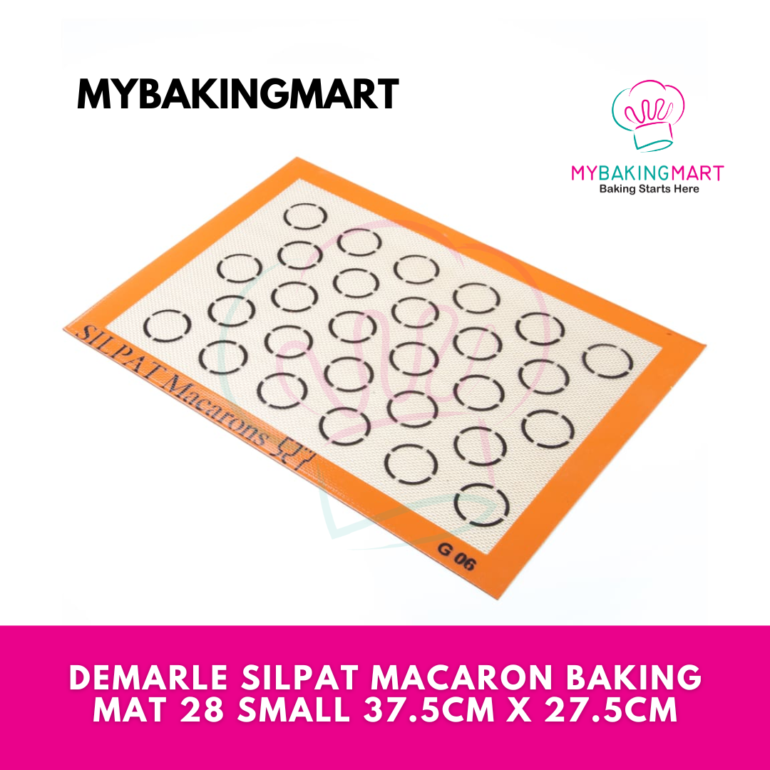 Demarle Silpat Sheet for Macarons 28 Small 37.5cm x 27.5cm (Original ...