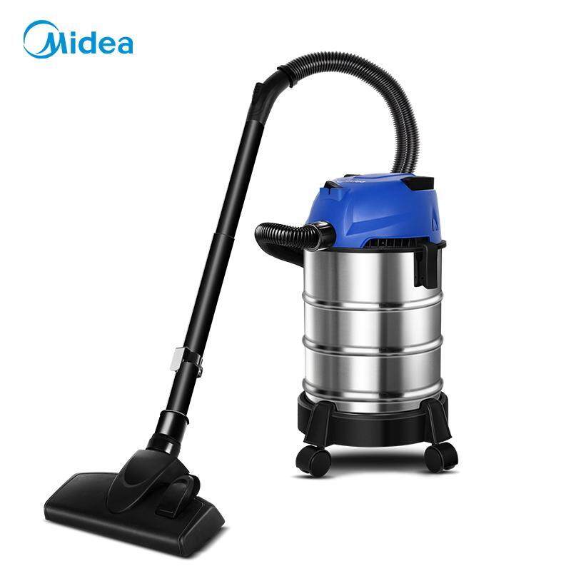 Midea T2 Canister Vacuum Cleaner Handheld Dust Cleaner 14KPa Power Suction Eliminate Mites, 12L max capacity, Suction Dry/Water/Blower, Suitable for Carpet, Blue Singapore