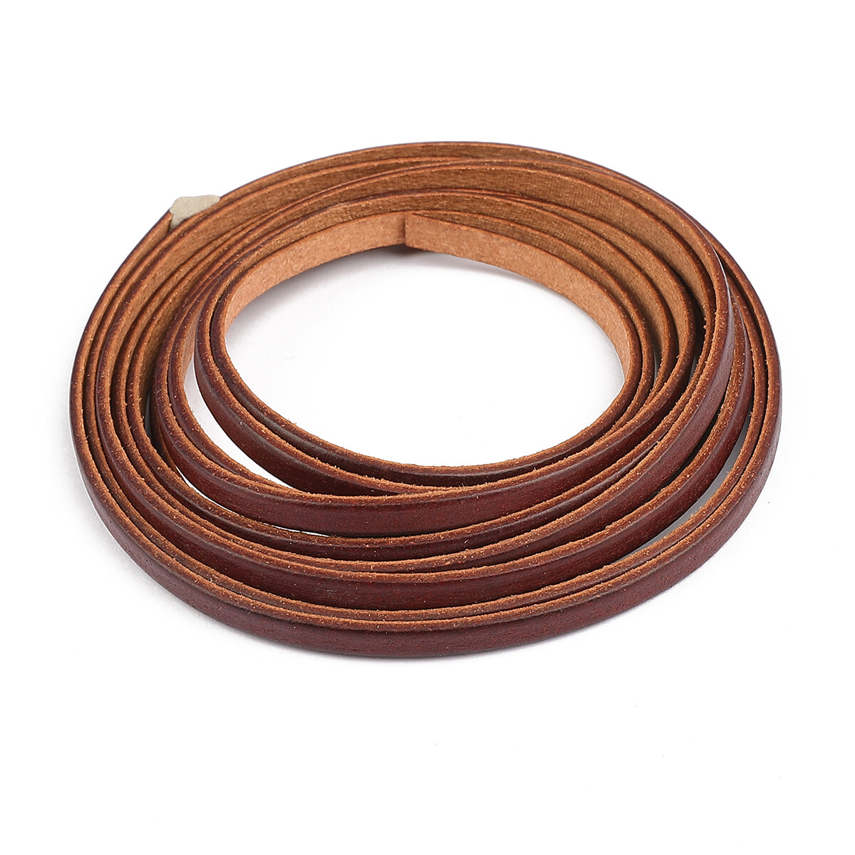 2 Meters Retro High Quality Genuine Leather Cord 1.5-10mm Round/Flat Strand Cow Leather Rope For Handmade DIY Accessories