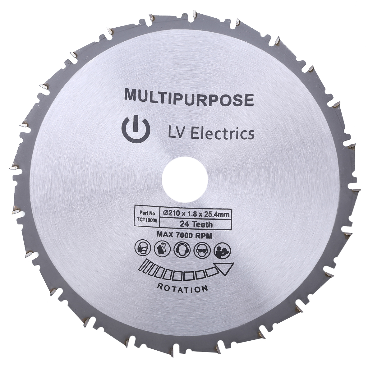 BOKALI 1PCS New 210mm Circular Saw Blade Disc For Rage Rage4 RageB 25.4mm Bore Evolution 24T