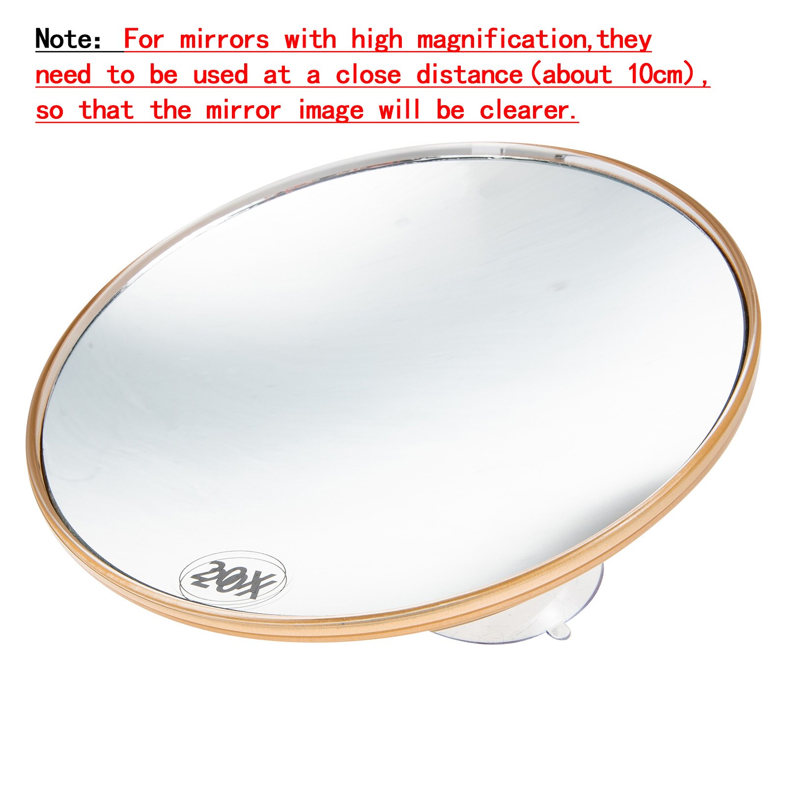 High Magnification Bathroom Mirror Flexible Makeup Mirror 20X Magnifying Mirror With 3 Suction Cups Cosmetics Tools Round Mirror