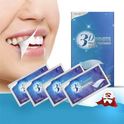 【Hot Sale】14Bags=28 PCS 3D White Whitestrips Original Professional Effects Teeth Whitening Strips Tooth Bleaching Gel Tooth Whitening Products
