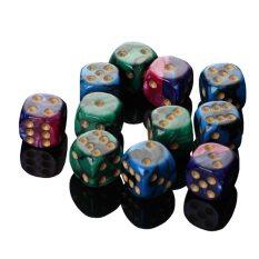 10pcs/set Multicolor Dice Puzzle Game Send Children 6 Sided Dice Funny Game 16mm