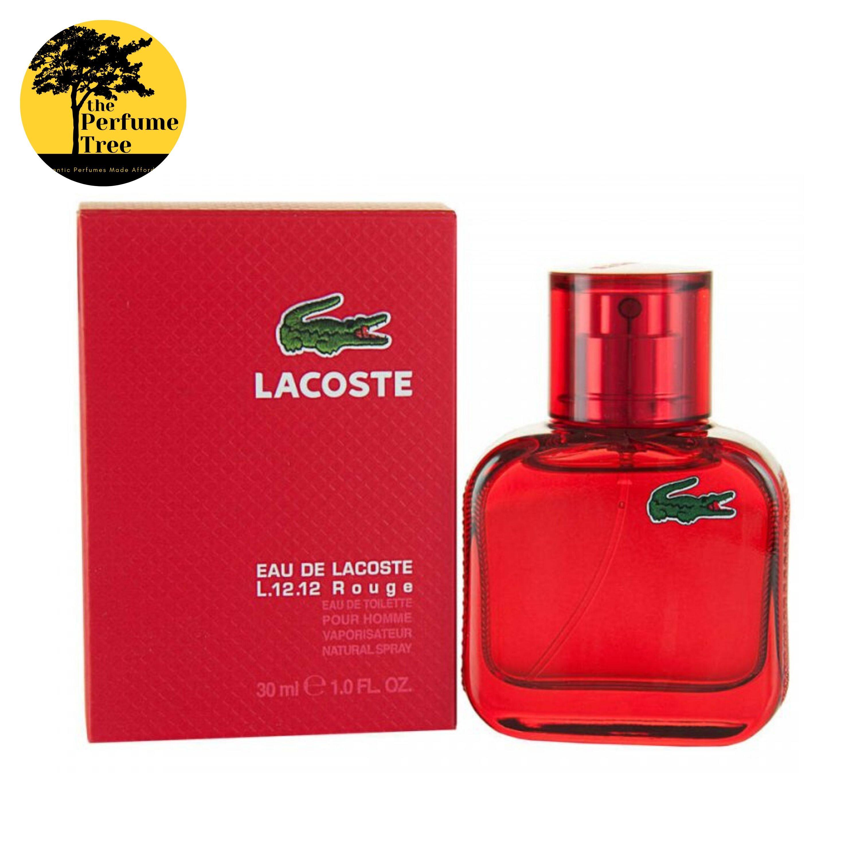 lacoste cologne red bottle