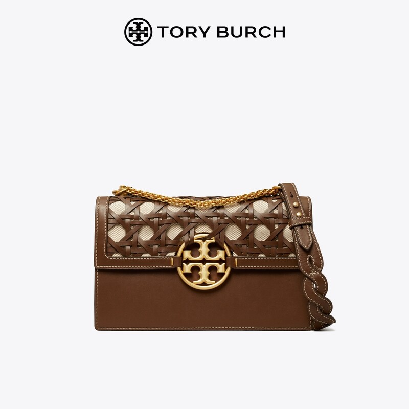 TORY BURCH MILLER กระเป๋าสะพายไหล่มีฝาปิดขนาดกลาง 91368 ราคา 6,275 บาท*ส่งฟรี