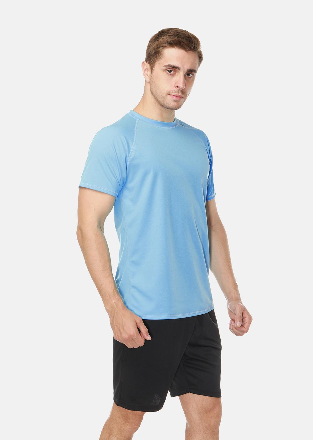 Charmo ผู้ชาย Rashguard DRY-Fit เสื้อผู้ชายสีทึบเสื้อ UV-ป้องกันผู้ชาย ...