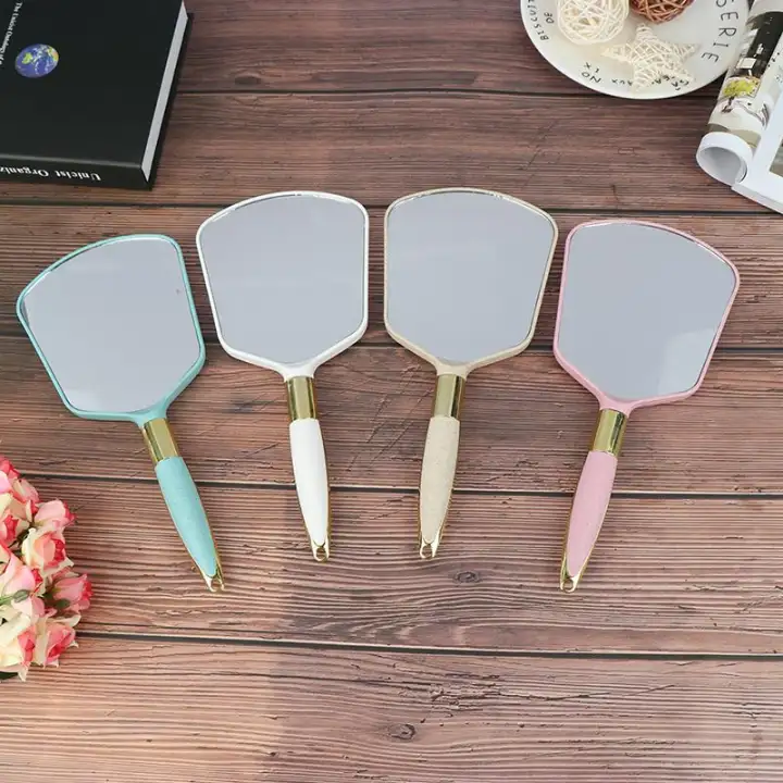 Zong Plastic Vintage Hand Mirrors Makeup Vanity Mirror Rectangle - Vintage Plastic Makeup Mirror Zong Plastic Vintage Hand Mirrors Makeup Vanity Mirror Rectangle - Vintage Plastic Makeup Mirror