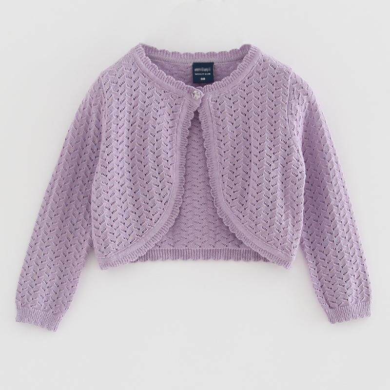 Purple cardigan hot sale baby girl