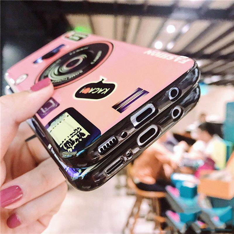 Zeallion Cho [[Samsung Galaxy S7 Edge S8 S9 Plus S10 5G S10e Note 8 9 10 Pro] Blu-ray Máy Ảnh Hoa Văn ốp Mềm Mại Ốp Lưng Điện Thoại Có Đế Đứng