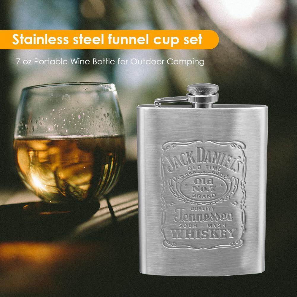 6/7/8oz Portable Flagon Matte Mini Stainless Steel Hip Flask Leak-proof Appliance Outdoor Hiking