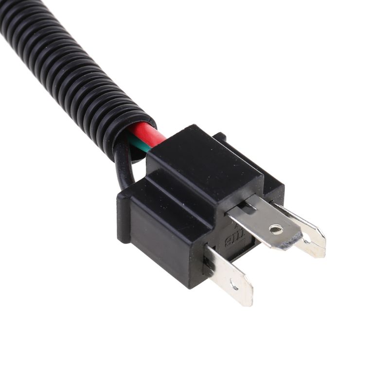 2 Đầu Cắm Dây Gốm H4 9003 Đầu Nối Cáp Đèn Pha Mới
