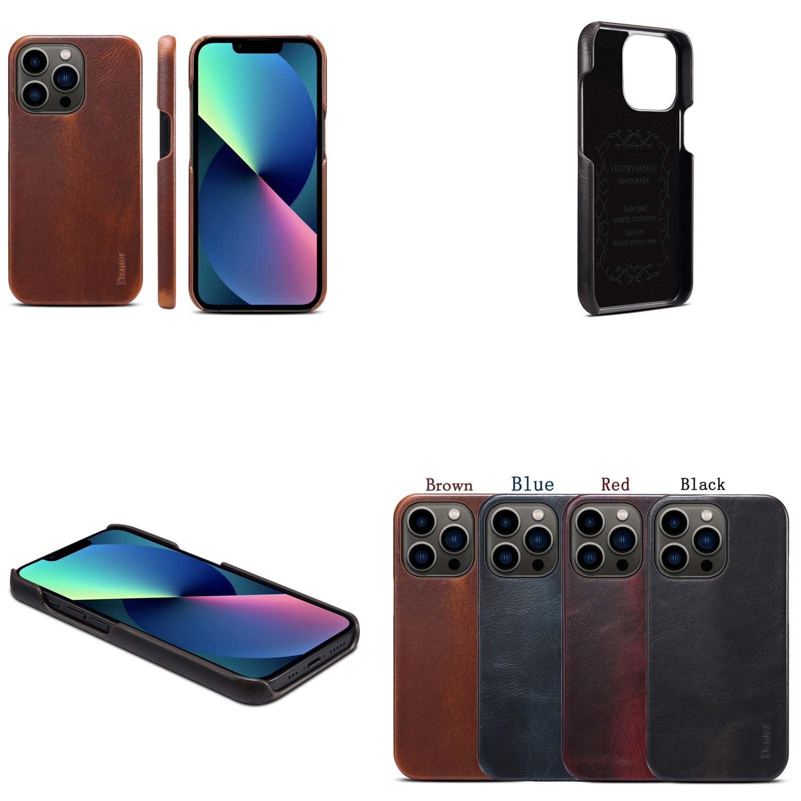 High quality genuine leather case for iPhone 13 Pro Max iPhone13 mini iPhone 12 Pro Max iPhone 11 Pro Max hard shell