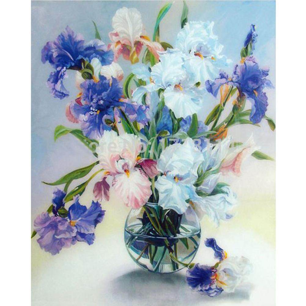 sketsa bunga: Lukisan Bunga Di Vas