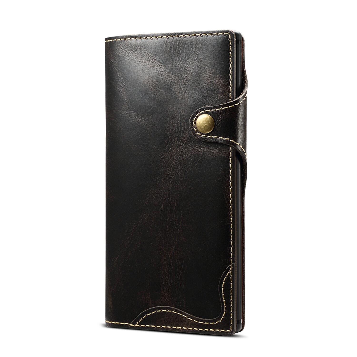 Genuine Leather Wallet Cover for Samsung Galaxy Note 8 9 10 20 Real Leather Case Galaxy Note10+ Note10 Plus Note20 Ultra with Pocket Hand Strap