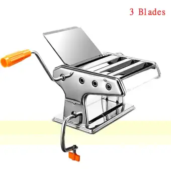 Areyoucan Hand Operated Stainless Steel 3 Blades Pasta Making