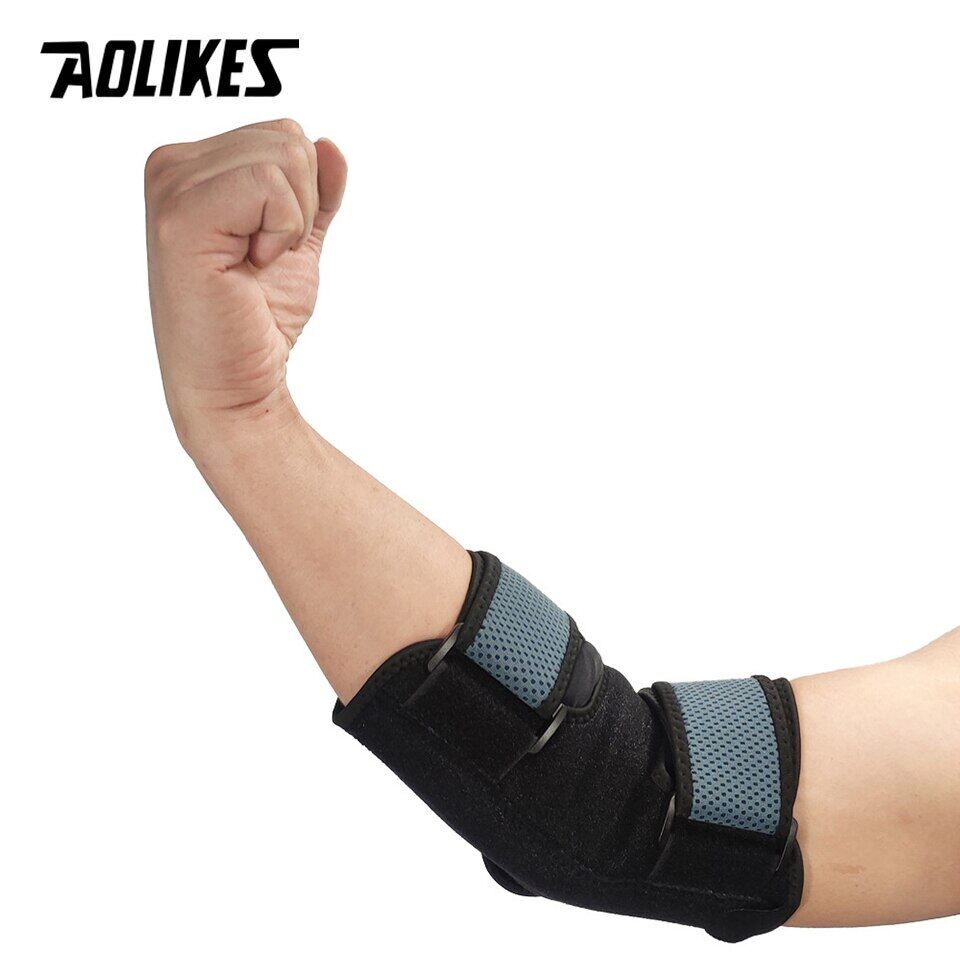 AOLIKES 1PCS Adjustable Elbow Fixed Arm Splint Brace Elbow Joint Brace Support With 2 Steel Plates Elbow Fracture Stabilizer