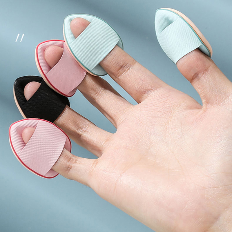 【ZNBY】 1 Cái Mút Trang Điểm Cỡ Nhỏ Mút Đệm Khí Ngón Tay Cái Mút Tạo Khối Kem Che Khuyết Điểm Dụng Cụ Mút Trang Điểm Dưới Mắt
