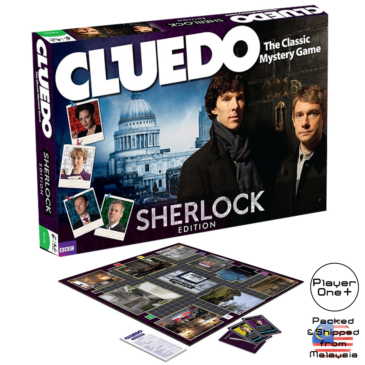 Cluedo Sherlock Edition The Classic Mystery Game Board Game Fun Family