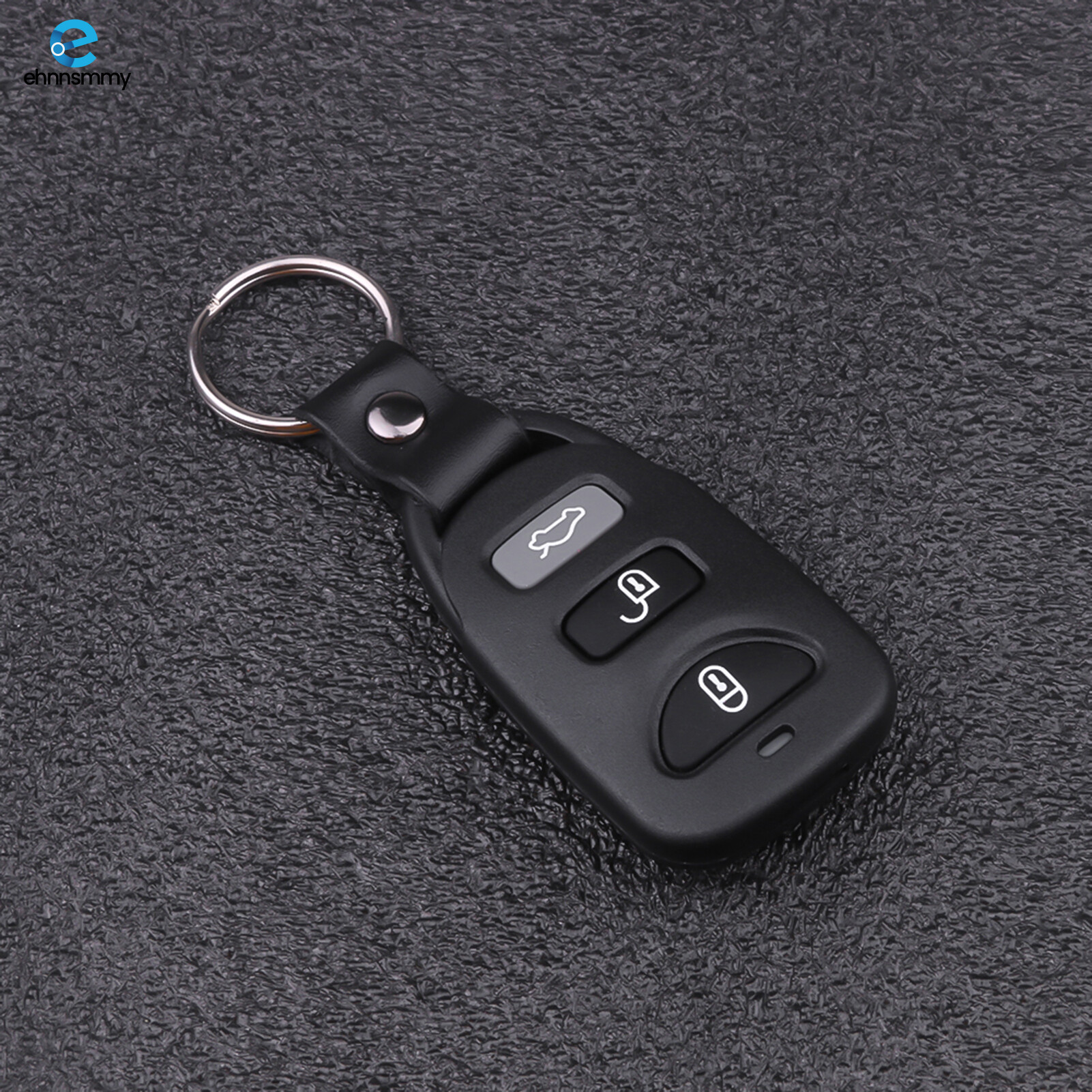 4-Button Learning Remote Control Clone Fixed Learning Code RF Transmitter with Key Ring for Cars Garage Doors Gates