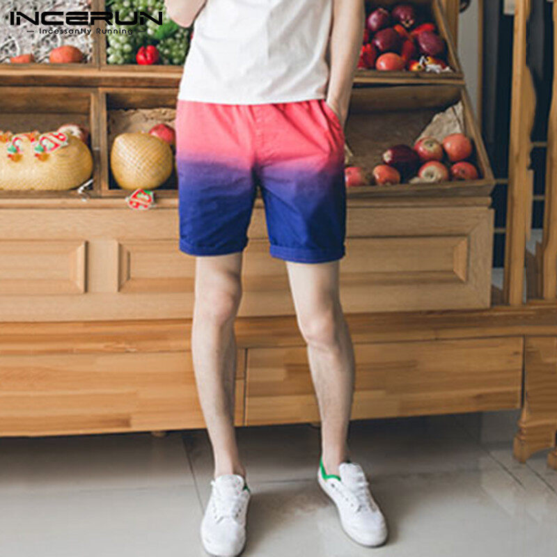 Nơi bán Nam Hiệu Incerun Ván Bơi Quần Short Gradient Quần Sọt Bơi Lội Quần Bơi Bãi Biển Mùa Hè