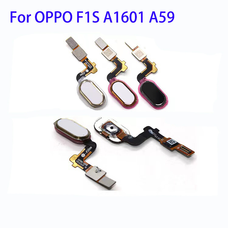 For OPPO F1S A1601 A59 Home Button Fingerprint Scanner Sensor Return Key Flex Cable touch ID Repair Parts