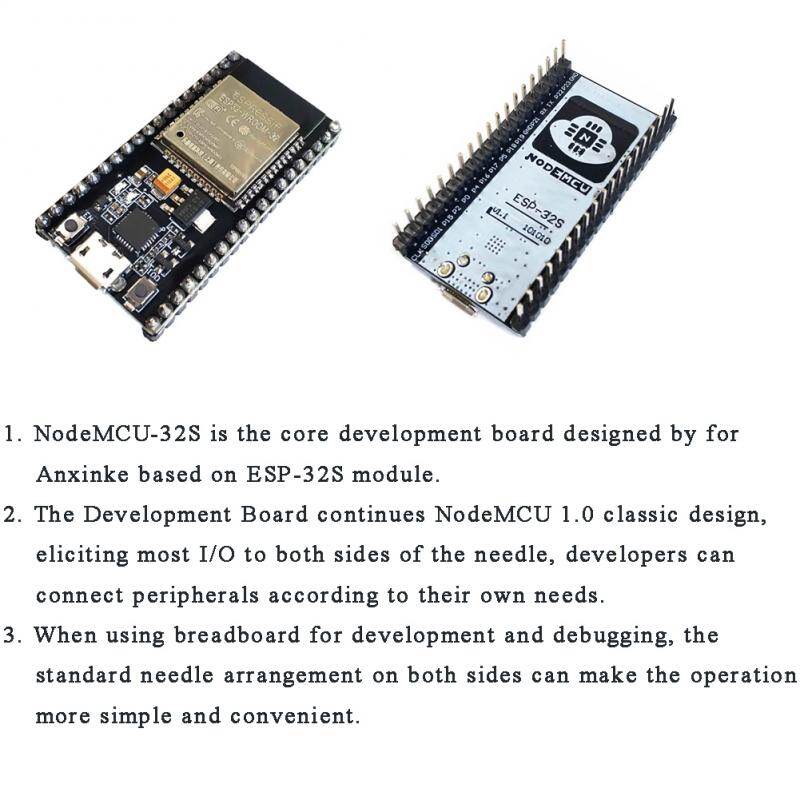 JDB ESP32-DevKitC Core Board ESP32 Development Board ESP32-WROOM-32D ESP32-WROOM-32U WIFI+Bluetooth IoT NodeMCU-32S