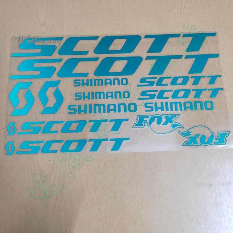 Wellsunny Bicycle Sticker Mountain Bike Road Bike Frame Stickers Scott Personality Frame Stickers Hollow Stickers