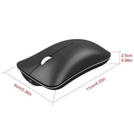 OrzBuy ชาร์จ 2.4 เมาส์ไร้สาย GHZ เงียบคลิก Noiseless,โหมด Dual เมาส์ไร้สายบางเฉียบสำหรับ PC,แล็ปท็อป,Mac, android,Windows OrzBuy ชาร์จ 2.4 เมาส์ไร้สาย GHZ เงียบคลิก Noiseless,โหมด Dual เมาส์ไร้สายบางเฉียบสำหรับ PC,แล็ปท็อป,Mac, android,Windows