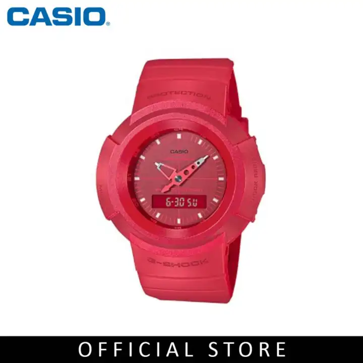 Casio G Shock Aw 500bb 4e Red Resin Band Men Sports Watch Lazada