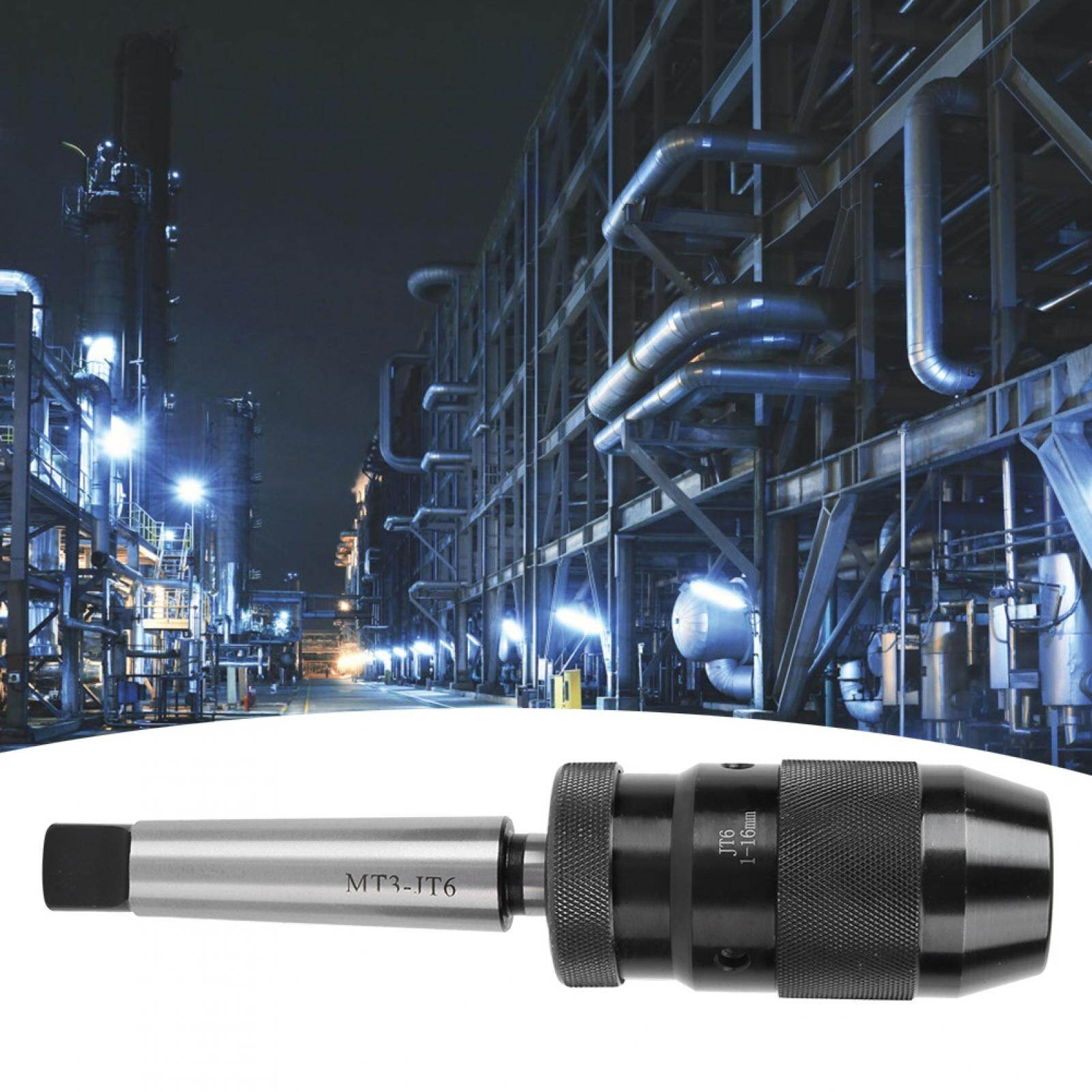 MT3 JT6 1-16MM Self Tighten Drill Chuck Automatic Locking Keyless Drill Chuck