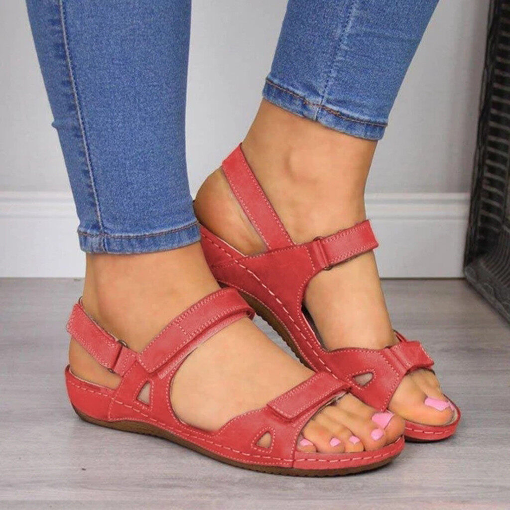 ladies sandals flat casual