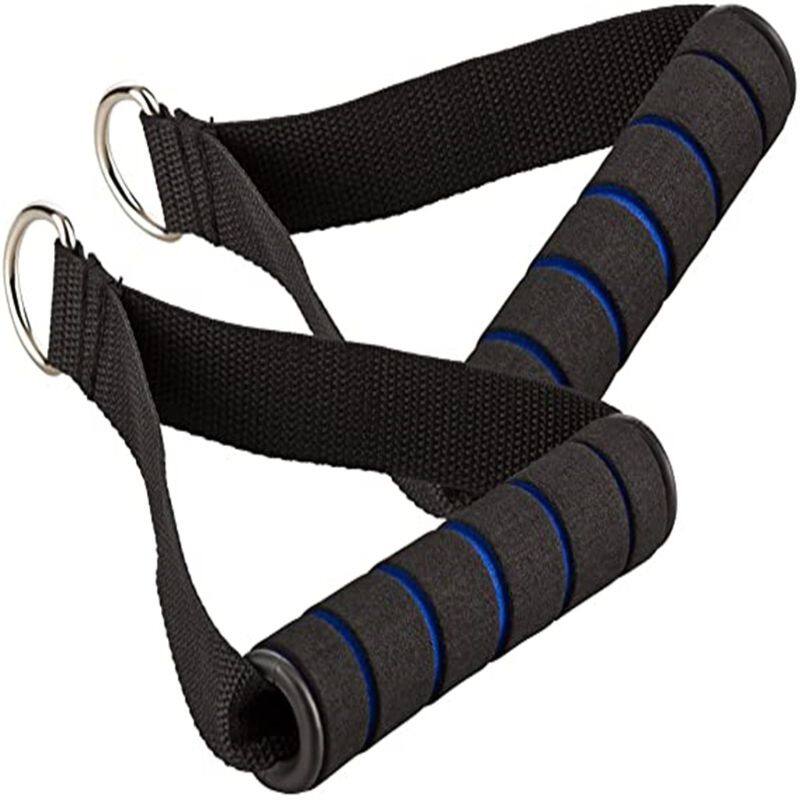 Wisdom Travel 1pair Pull Rope Handle Resistance Bands Foam Handle