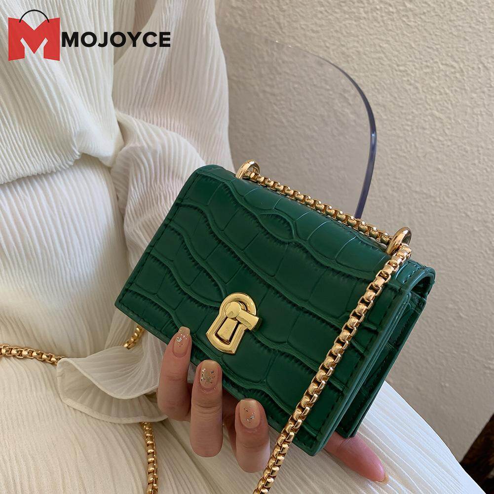MOJOYCE Mini shoulder bag for women PU Leather Chain Messenger Bag
