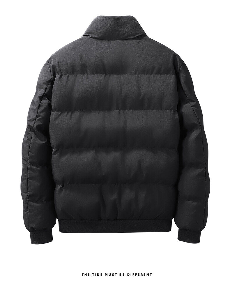 FUGUINIAO Áo Khoác Cổ Đứng Cho Nam 2021 Áo Khoác Cotton Áo Khoác Bomber Áo Khoác Ngoài Giữ Ấm Chống Gió Bằng Cotton Nguyên Chất