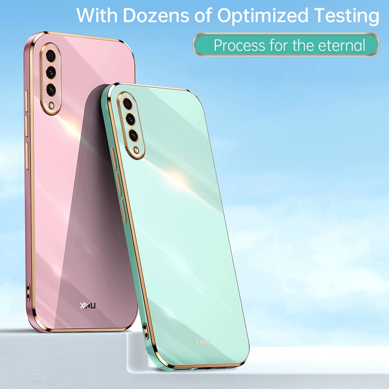Samsung Galaxy A50 A50S A30S Case Shockproof Soft Silicone Electroplating Back Cover Case Samsung A30S A50S Phone Casing